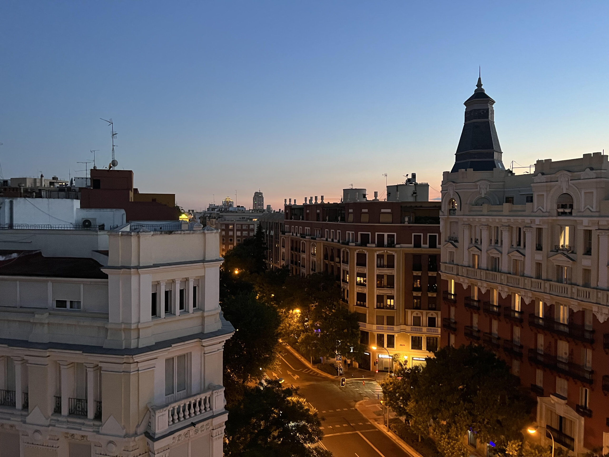 The view from the Emzingo apartments, situated on the fourth through sixth floor of the building, provided sweeping views of the Madrid neighborhood. | Adam Huang photo
